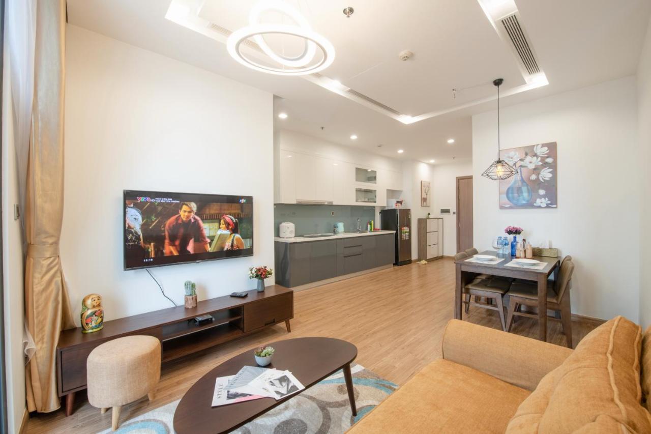 Hi-Home Suites - Vinhomes Metropolis ハノイ市 エクステリア 写真