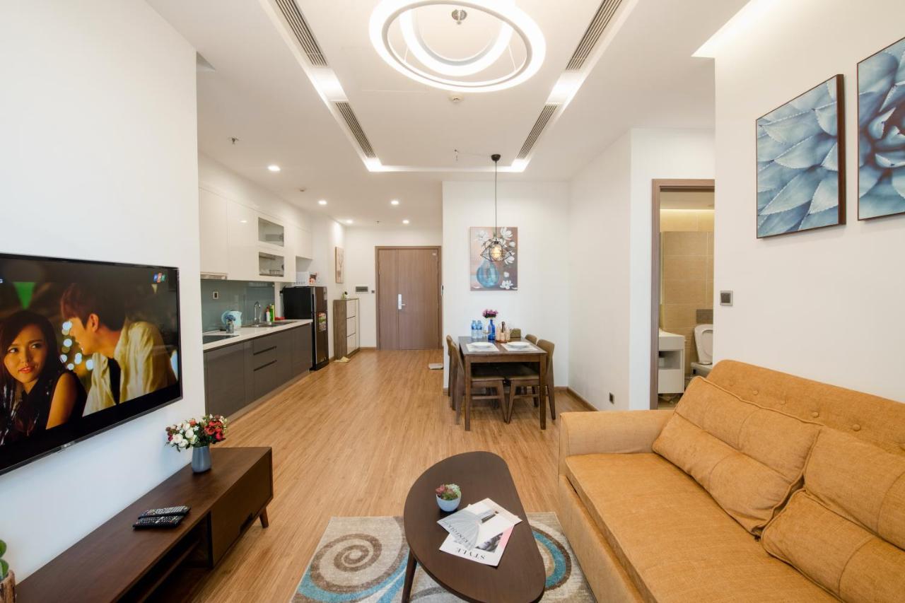 Hi-Home Suites - Vinhomes Metropolis ハノイ市 エクステリア 写真