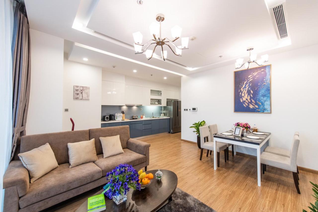 Hi-Home Suites - Vinhomes Metropolis ハノイ市 エクステリア 写真