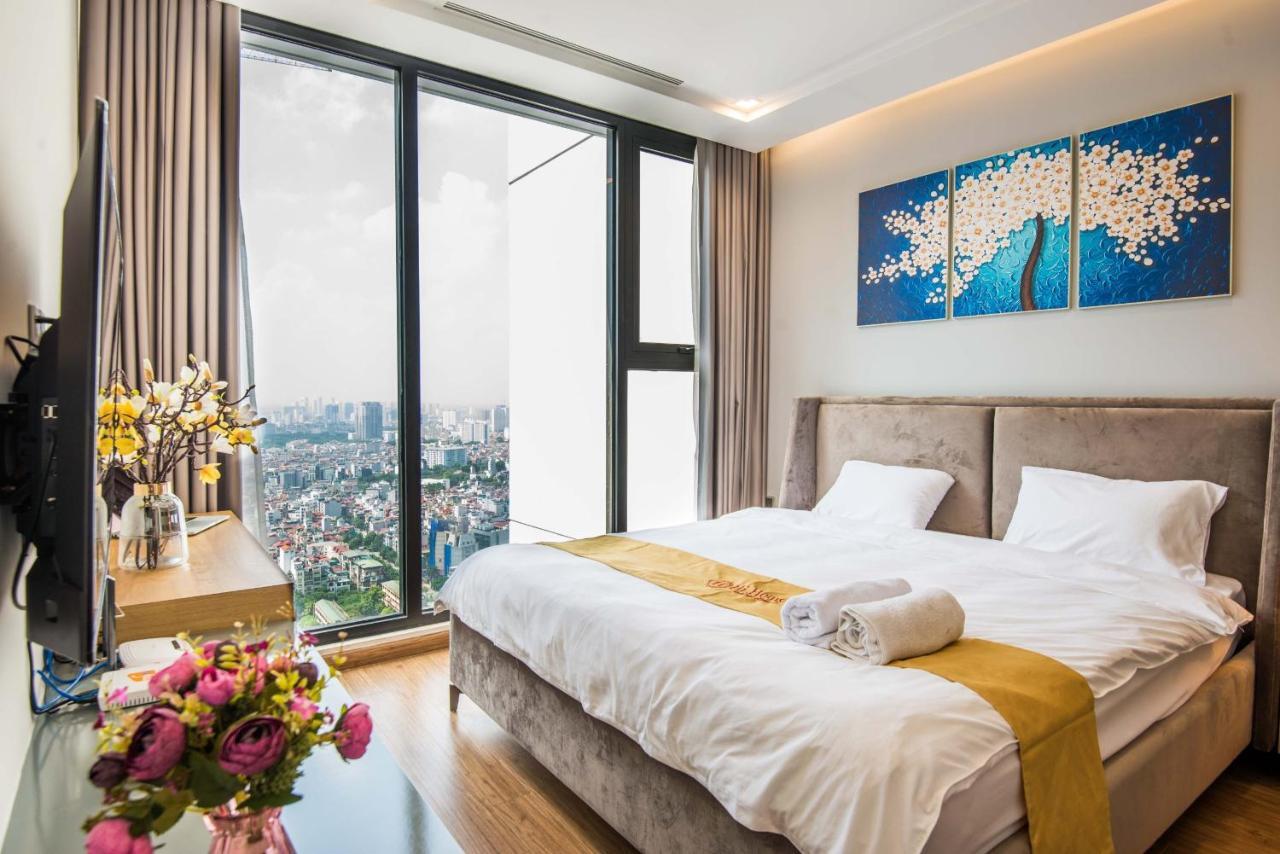 Hi-Home Suites - Vinhomes Metropolis ハノイ市 エクステリア 写真